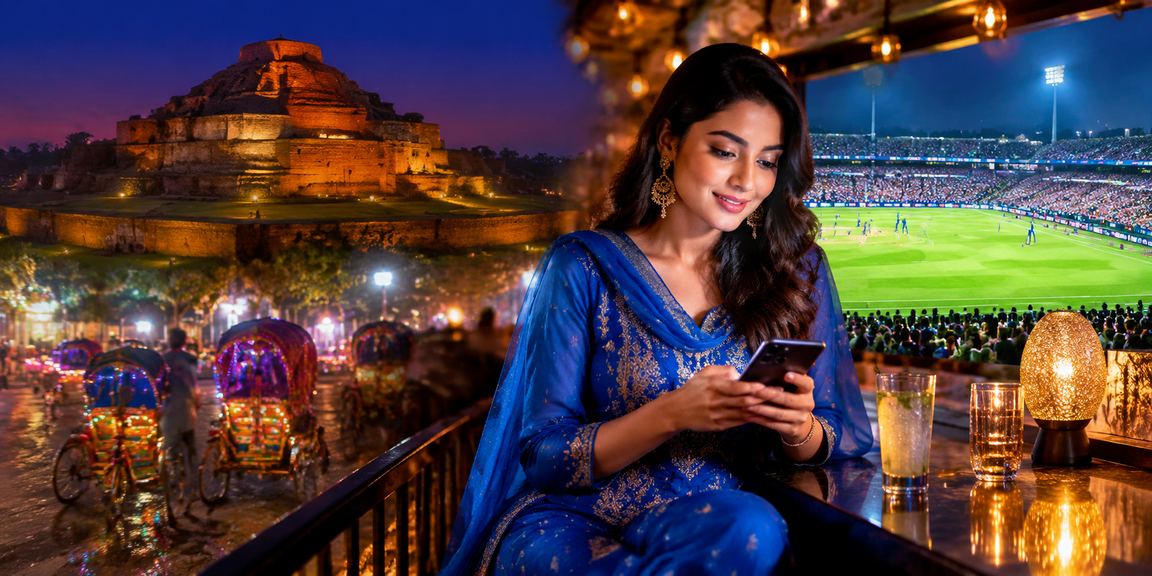 ঢাকায় ক্রিকেট বেটিং উপভোগ করছেন একজন বাংলাদেশি ব্যবহারকারী